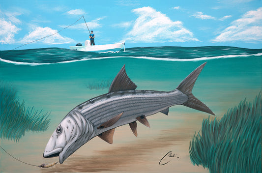 *The Shallow's Bite: Print Bonefish Art